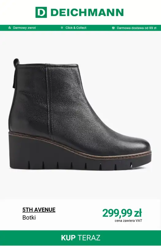 Deichmann - gazetka promocyjna Buty skórzane od piątku 24.10  - strona 7