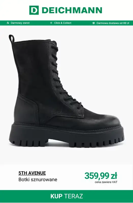 Deichmann - gazetka promocyjna Buty skórzane od piątku 24.10  - strona 10