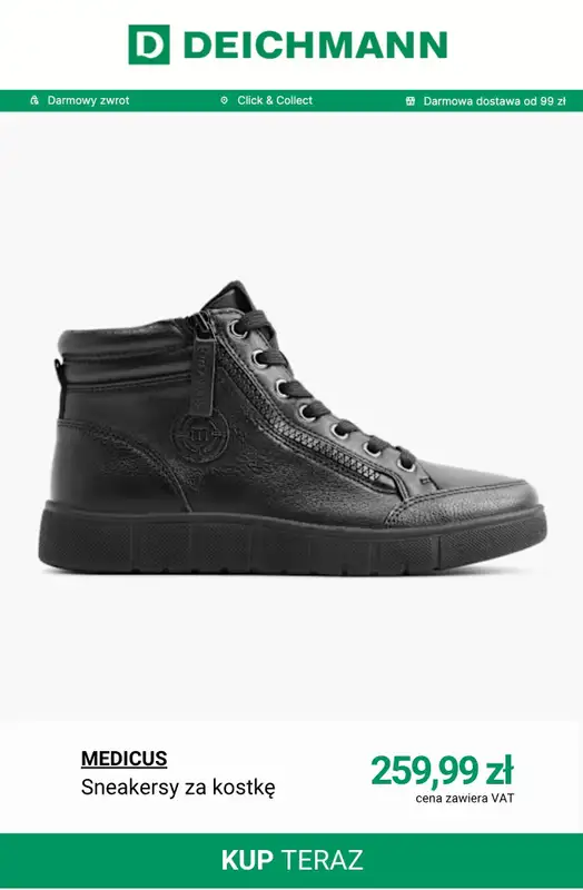 Deichmann - gazetka promocyjna Buty skórzane od piątku 24.10  - strona 4