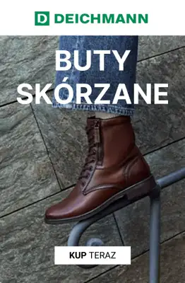 Deichmann - gazetka promocyjna Buty skórzane od piątku 24.10 