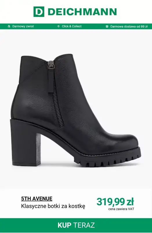 Deichmann - gazetka promocyjna Buty skórzane   - strona 3