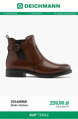 Deichmann - gazetka promocyjna Buty skórzane od piątku 24.10  - strona 2