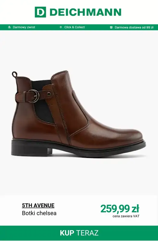 Deichmann - gazetka promocyjna Buty skórzane   - strona 2