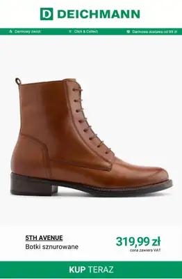 Deichmann - gazetka promocyjna Buty skórzane od piątku 24.10  - strona 6