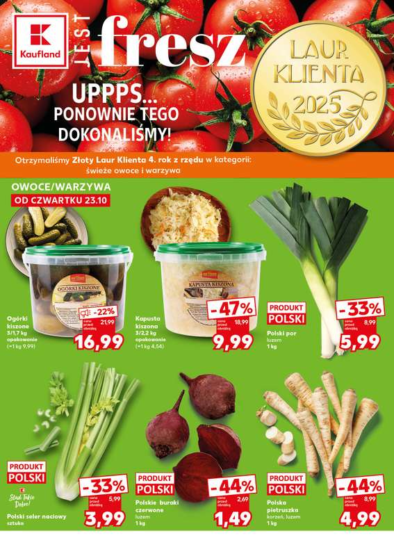 Kaufland - gazetka promocyjna Oferta Kaufland - SUPER SOBOTA od soboty 25.10 do soboty 25.10 - strona 10