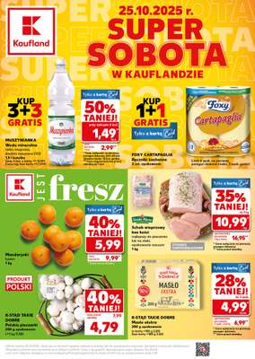Kaufland - gazetka promocyjna Oferta Kaufland - SUPER SOBOTA od soboty 25.10 do soboty 25.10