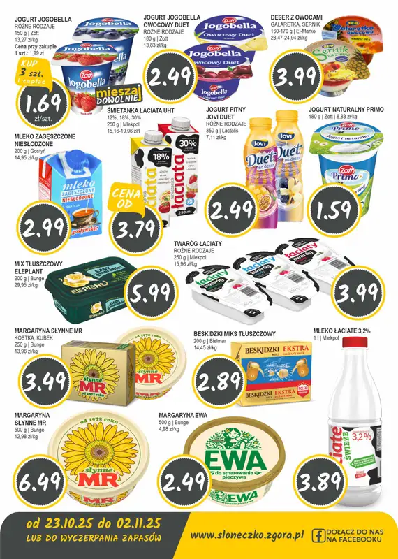 Słoneczko - gazetka promocyjna Gazetka od czwartku 23.10 do niedzieli 02.11 - strona 3