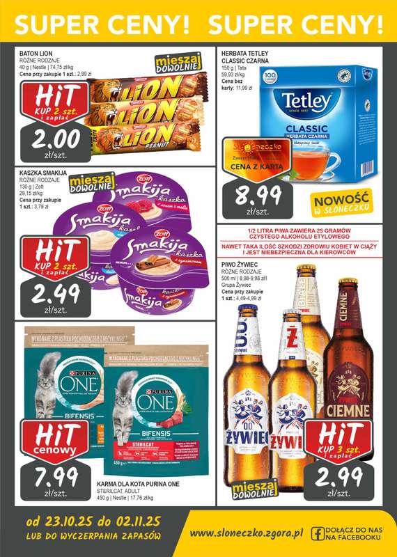 Słoneczko - gazetka promocyjna Gazetka od czwartku 23.10 do niedzieli 02.11 - strona 6 Słoneczko - gazetka promocyjna Gazetka od czwartku 23.10 do niedzieli 02.11 - strona 6