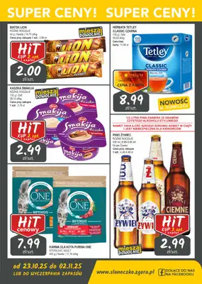 Słoneczko - gazetka promocyjna Gazetka od czwartku 23.10 do niedzieli 02.11 - strona 6 Słoneczko - gazetka promocyjna Gazetka od czwartku 23.10 do niedzieli 02.11 - strona 6