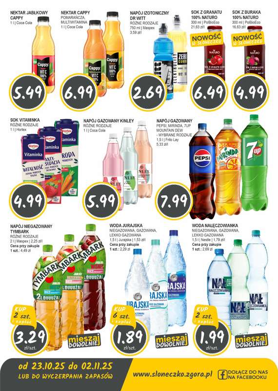 Słoneczko - gazetka promocyjna Gazetka od czwartku 23.10 do niedzieli 02.11 - strona 10