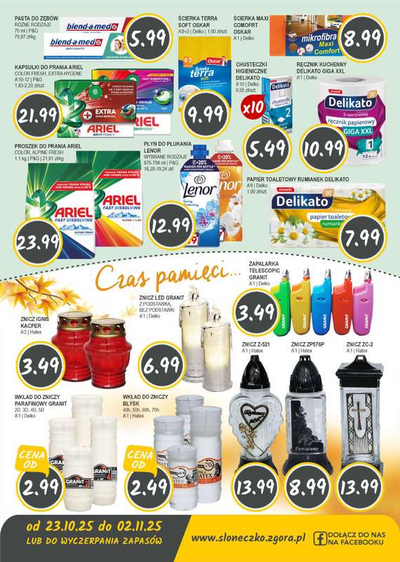 Słoneczko - gazetka promocyjna Gazetka od czwartku 23.10 do niedzieli 02.11 - strona 9