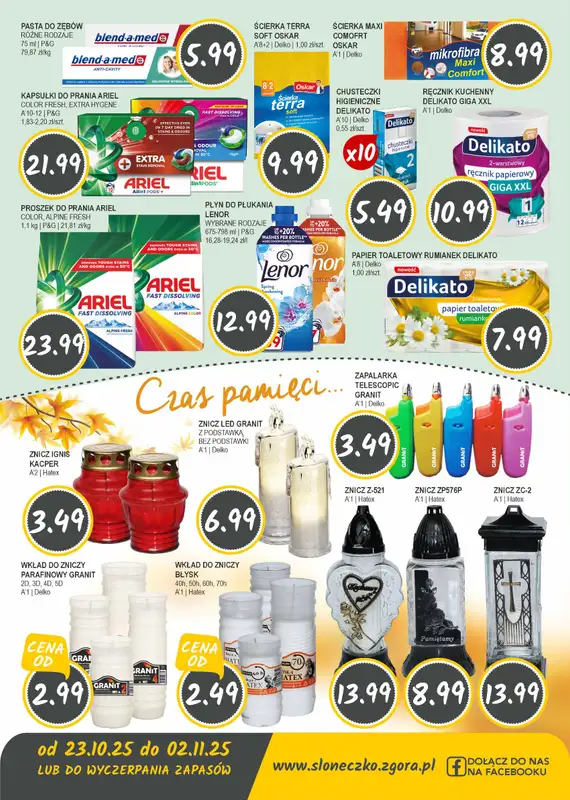 Słoneczko - gazetka promocyjna Gazetka od czwartku 23.10 do niedzieli 02.11 - strona 9
