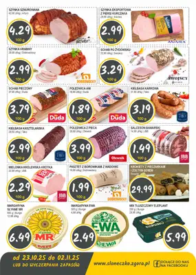 Słoneczko - gazetka promocyjna Gazetka od czwartku 23.10 do niedzieli 02.11 - strona 2 Słoneczko - gazetka promocyjna Gazetka od czwartku 23.10 do niedzieli 02.11 - strona 2
