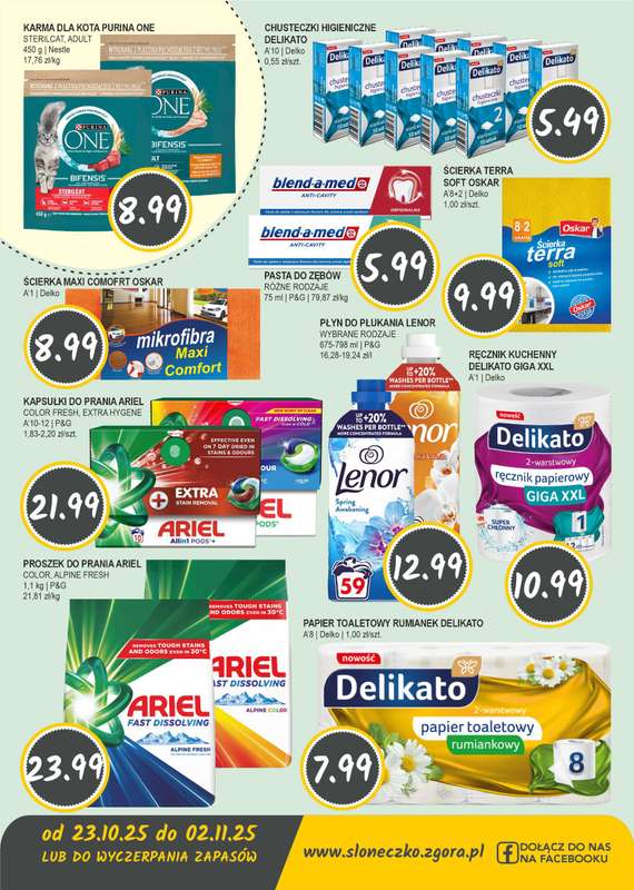 Słoneczko - gazetka promocyjna Gazetka od czwartku 23.10 do niedzieli 02.11 - strona 9
