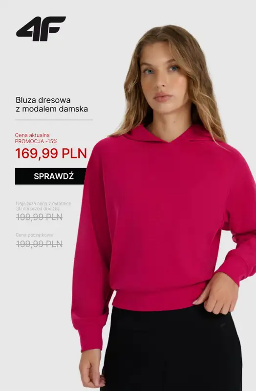 4F - gazetka promocyjna Kolekcja z modalem dla niej od czwartku 23.10  - strona 10