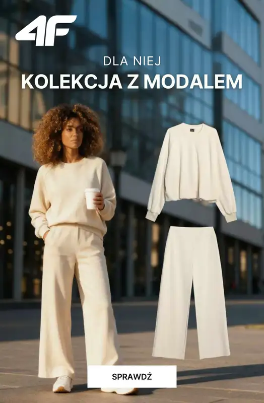 4F - gazetka promocyjna Kolekcja z modalem dla niej od czwartku 23.10 