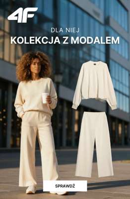 4F - gazetka promocyjna Kolekcja z modalem dla niej od czwartku 23.10  4F - gazetka promocyjna Kolekcja z modalem dla niej od czwartku 23.10