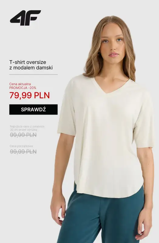 4F - gazetka promocyjna Kolekcja z modalem dla niej   - strona 2