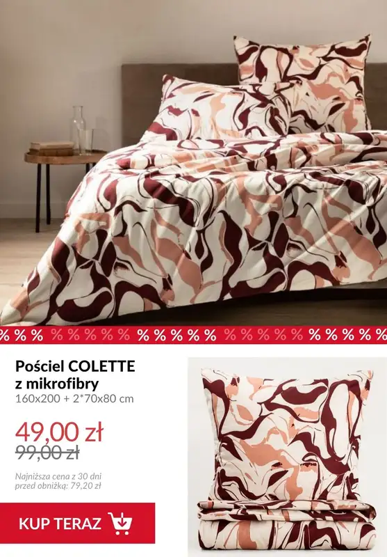 Homla - gazetka promocyjna Do -50% na pościele od czwartku 23.10  - strona 8