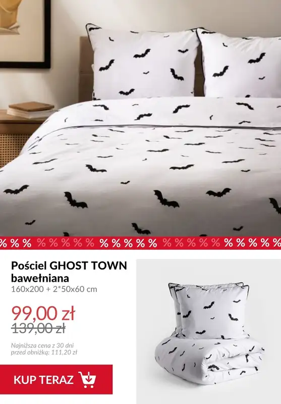 Homla - gazetka promocyjna Do -50% na pościele od czwartku 23.10  - strona 4