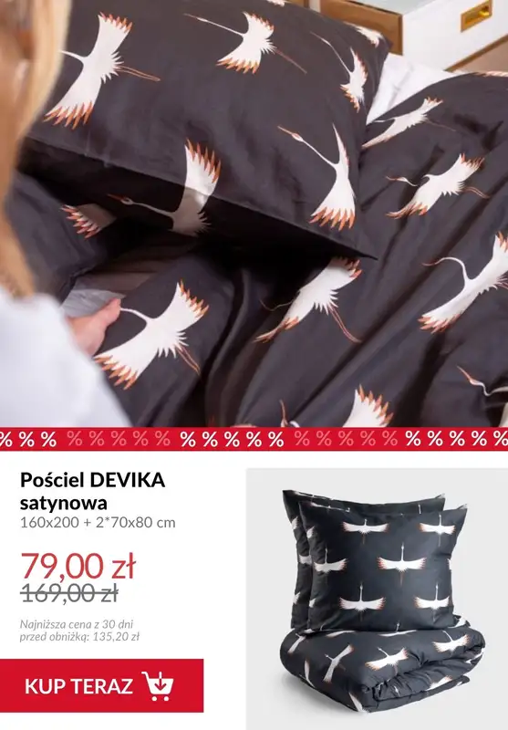 Homla - gazetka promocyjna Do -50% na pościele   - strona 3