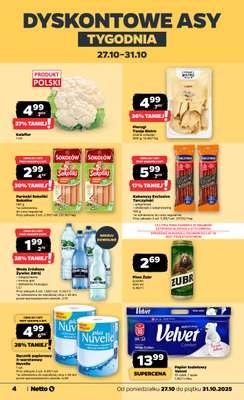 Netto - gazetka promocyjna Gazetka Spożywcza od poniedziałku 27.10 do piątku 31.10 - strona 4