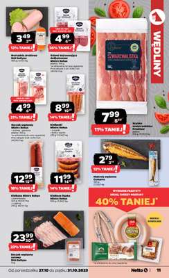 Netto - gazetka promocyjna Gazetka Spożywcza od poniedziałku 27.10 do piątku 31.10 - strona 11
