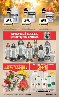 Netto - gazetka promocyjna Gazetka Spożywcza od poniedziałku 27.10 do piątku 31.10 - strona 7 Netto - gazetka promocyjna Gazetka Spożywcza od poniedziałku 27.10 do piątku 31.10 - strona 7