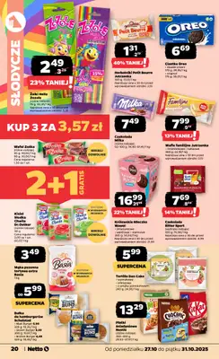 Netto - gazetka promocyjna Gazetka Spożywcza od poniedziałku 27.10 do piątku 31.10 - strona 20 Netto - gazetka promocyjna Gazetka Spożywcza od poniedziałku 27.10 do piątku 31.10 - strona 20