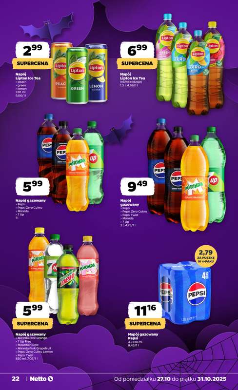 Netto - gazetka promocyjna Gazetka Spo偶ywcza od poniedzia艂ku 27.10 do pi膮tku 31.10 - strona 22 Netto - gazetka promocyjna Gazetka Spo偶ywcza od poniedzia艂ku 27.10 do pi膮tku 31.10 - strona 22