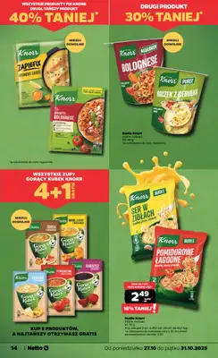 Netto - gazetka promocyjna Gazetka Spożywcza od poniedziałku 27.10 do piątku 31.10 - strona 14 Netto - gazetka promocyjna Gazetka Spożywcza od poniedziałku 27.10 do piątku 31.10 - strona 14