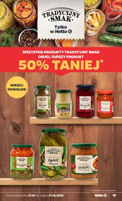 Netto - gazetka promocyjna Gazetka Spożywcza od poniedziałku 27.10 do piątku 31.10 - strona 19 Netto - gazetka promocyjna Gazetka Spożywcza od poniedziałku 27.10 do piątku 31.10 - strona 19