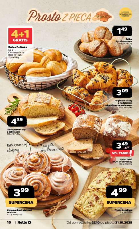 Netto - gazetka promocyjna Gazetka Spożywcza od poniedziałku 27.10 do piątku 31.10 - strona 16 Netto - gazetka promocyjna Gazetka Spożywcza od poniedziałku 27.10 do piątku 31.10 - strona 16