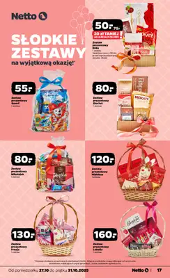Netto - gazetka promocyjna Gazetka Spożywcza od poniedziałku 27.10 do piątku 31.10 - strona 17 Netto - gazetka promocyjna Gazetka Spożywcza od poniedziałku 27.10 do piątku 31.10 - strona 17