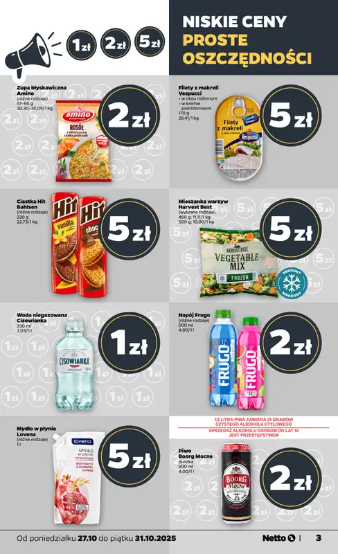 Netto - gazetka promocyjna Gazetka Spożywcza   - strona 3