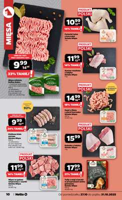 Netto - gazetka promocyjna Gazetka Spożywcza od poniedziałku 27.10 do piątku 31.10 - strona 10