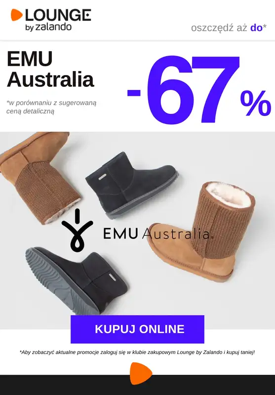 Lounge by Zalando - gazetka promocyjna Do -67%  EMU Australia  
