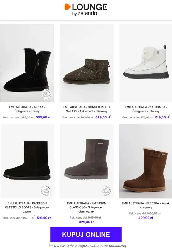 Lounge by Zalando - gazetka promocyjna Do -67%  EMU Australia   - strona 3