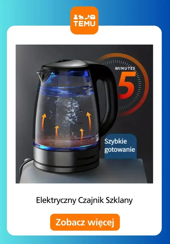 Temu - gazetka promocyjna Czajniki i akcesoria od czwartku 23.10  - strona 6