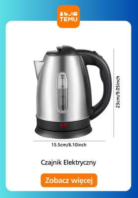 Temu - gazetka promocyjna Czajniki i akcesoria od czwartku 23.10  - strona 7