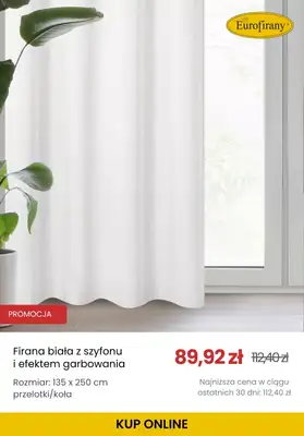 Eurofirany - gazetka promocyjna -20% na wybrane produkty od czwartku 23.10 do poniedziałku 03.11 - strona 4 Eurofirany - gazetka promocyjna -20% na wybrane produkty od czwartku 23.10 do poniedziałku 03.11 - strona 4