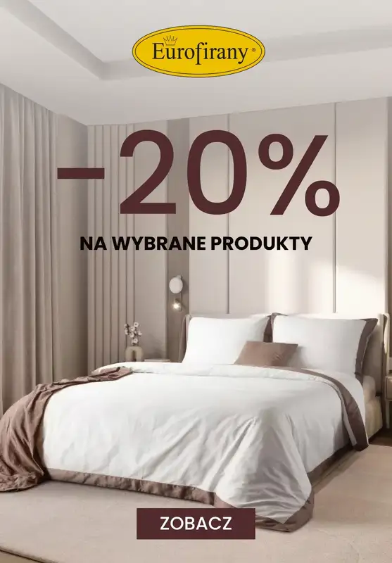 Eurofirany - gazetka promocyjna -20% na wybrane produkty od czwartku 23.10 do poniedziałku 03.11