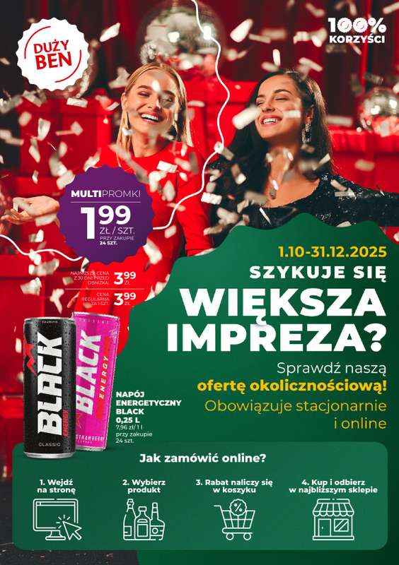 Duży Ben - gazetka promocyjna Oferta okolicznościowa od czwartku 23.10 do środy 31.12