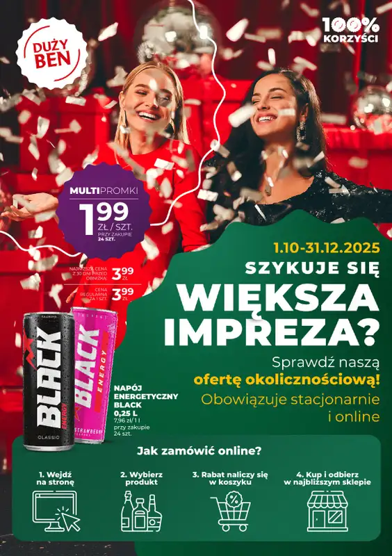 Duży Ben - gazetka promocyjna Oferta okolicznościowa od czwartku 23.10 do środy 31.12