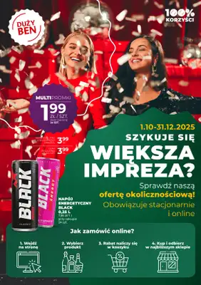 Duży Ben - gazetka promocyjna Oferta okolicznościowa od czwartku 23.10 do środy 31.12 Duży Ben - gazetka promocyjna Oferta okolicznościowa od czwartku 23.10 do środy 31.12