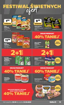 Netto - gazetka promocyjna Gazetka Spożywcza od czwartku 30.10 do piątku 31.10 - strona 13 Netto - gazetka promocyjna Gazetka Spożywcza od czwartku 30.10 do piątku 31.10 - strona 13