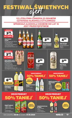 Netto - gazetka promocyjna Gazetka Spożywcza od czwartku 30.10 do piątku 31.10 - strona 17 Netto - gazetka promocyjna Gazetka Spożywcza od czwartku 30.10 do piątku 31.10 - strona 17