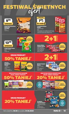 Netto - gazetka promocyjna Gazetka Spożywcza od czwartku 30.10 do piątku 31.10 - strona 15 Netto - gazetka promocyjna Gazetka Spożywcza od czwartku 30.10 do piątku 31.10 - strona 15