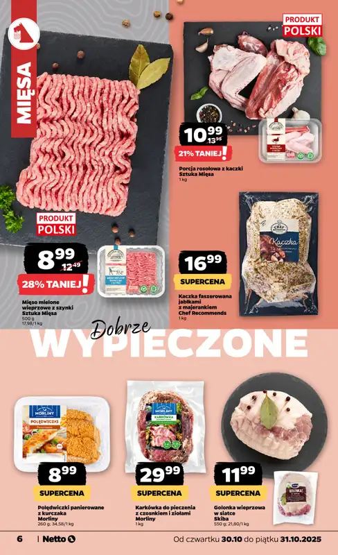 Netto - gazetka promocyjna Gazetka Spożywcza od czwartku 30.10 do piątku 31.10 - strona 6