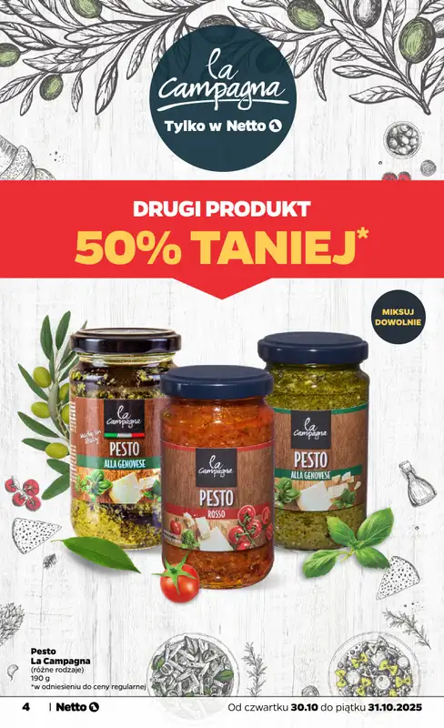 Netto - gazetka promocyjna Gazetka Spożywcza od czwartku 30.10 do piątku 31.10 - strona 4